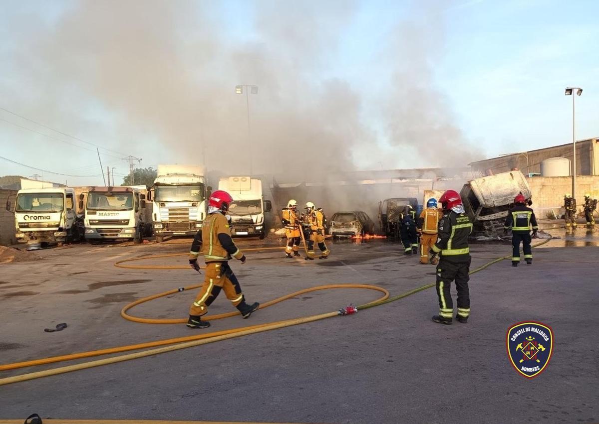 Alarma por un incendio en Palmanyola