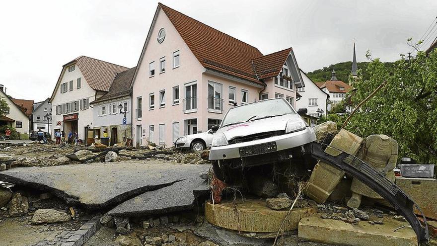 Tres muertos y varios heridos tras un fuerte temporal en el sur de Alemania