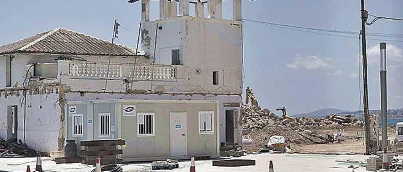 El edificio del puerto del Molinar será rehabilitado y tendrá cafetería en la planta baja.