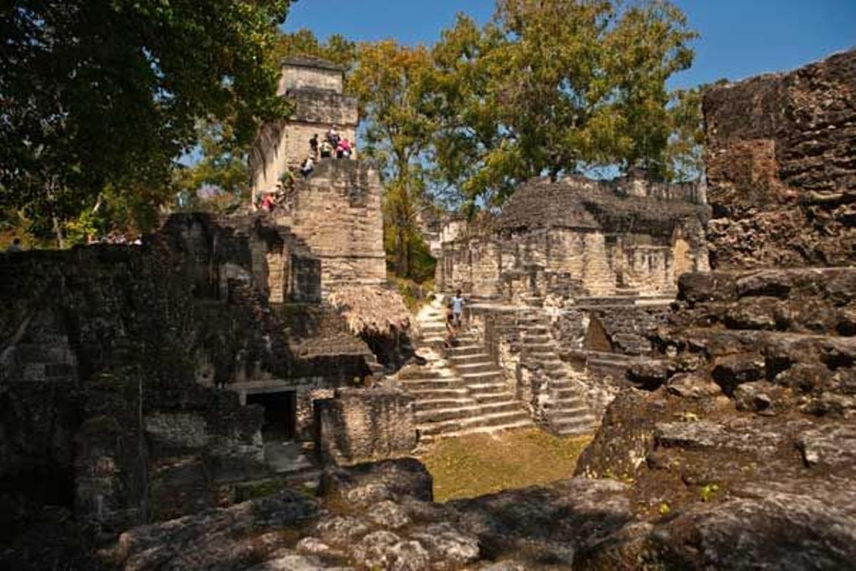 Acrópolis Central de la antigua ciudad de Tikal