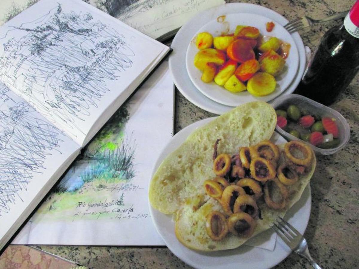 LOS CALAMARES Y CUADERNOS VIAJEROS EN ELCHE