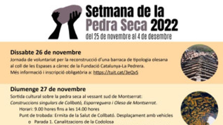 Setmana de la Pedra Seca 2022: Ruta de les Fonts i la pedra seca de Viladoms a Castellbell i el Vila