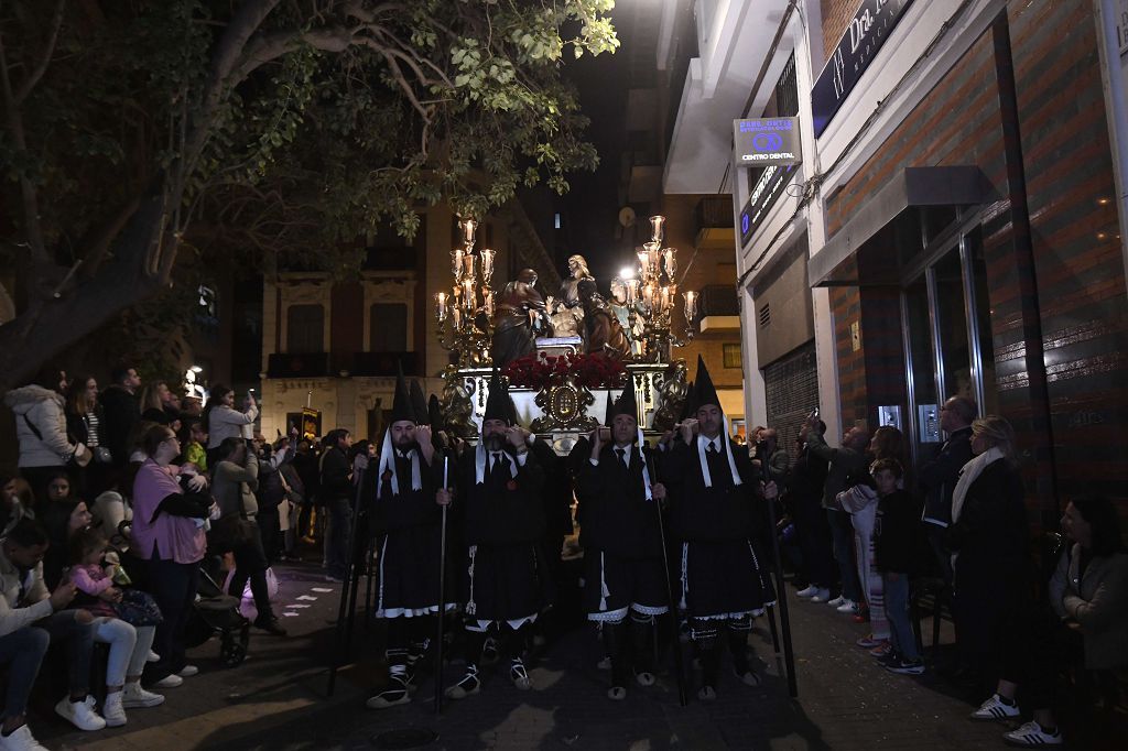 Las imágenes de la procesión del Santo Sepulcro este Viernes Santo en Murcia