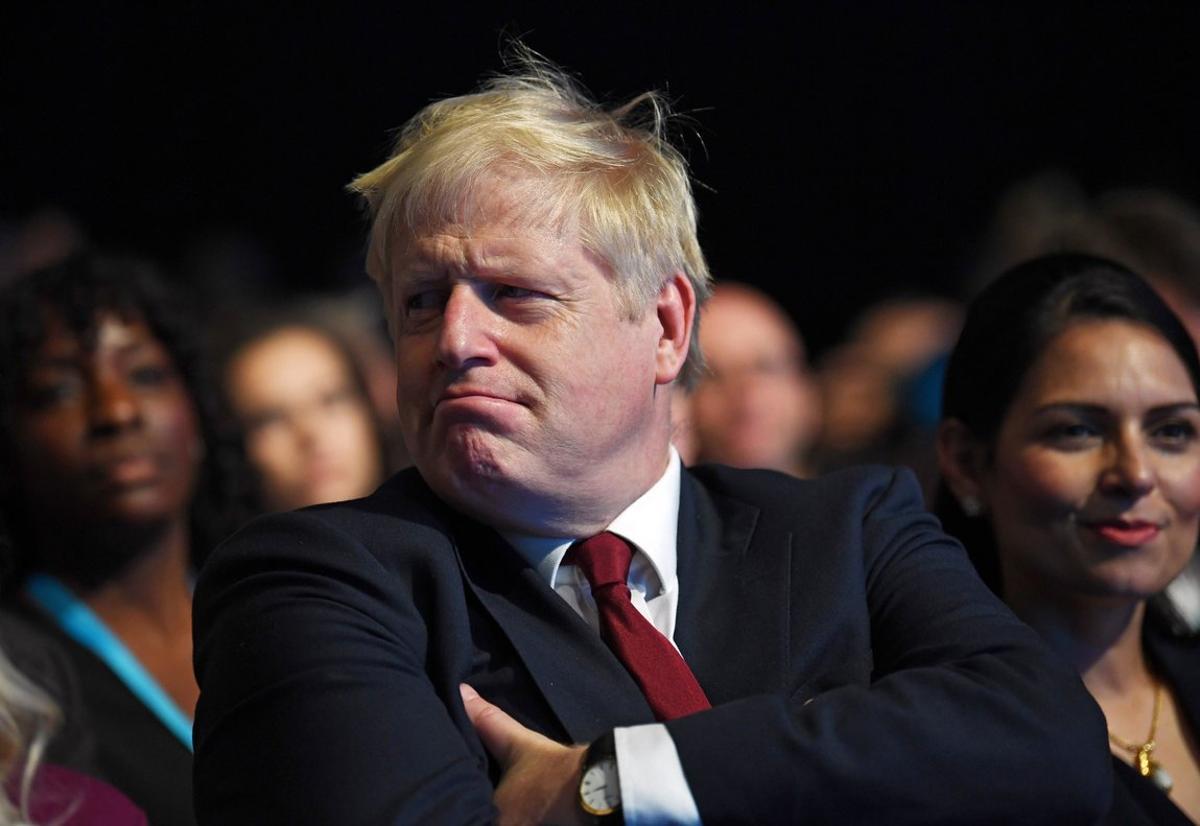 Manchester (United Kingdom), 30/09/2019.- Britain’s Prime Minister Boris Johnson attends the Conservative Party Conference in Manchester, Britain, 30 September 2019. The Conservative Party Conference runs from 29 September to 02 October 2019. (Reino Unido) EFE/EPA/NEIL HALL