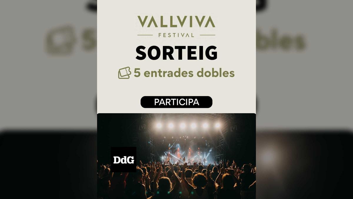 Vols guanyar entrades per als concerts de Joan Dausà i Ana Mena al Vallviva Festival?
