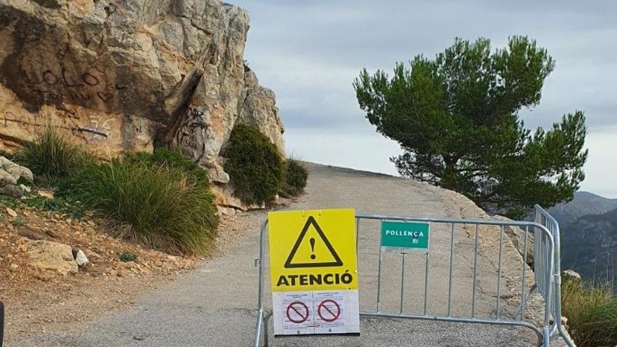 Zugang zum Inneren des Wachturms Albercutx in Pollença  gesperrt