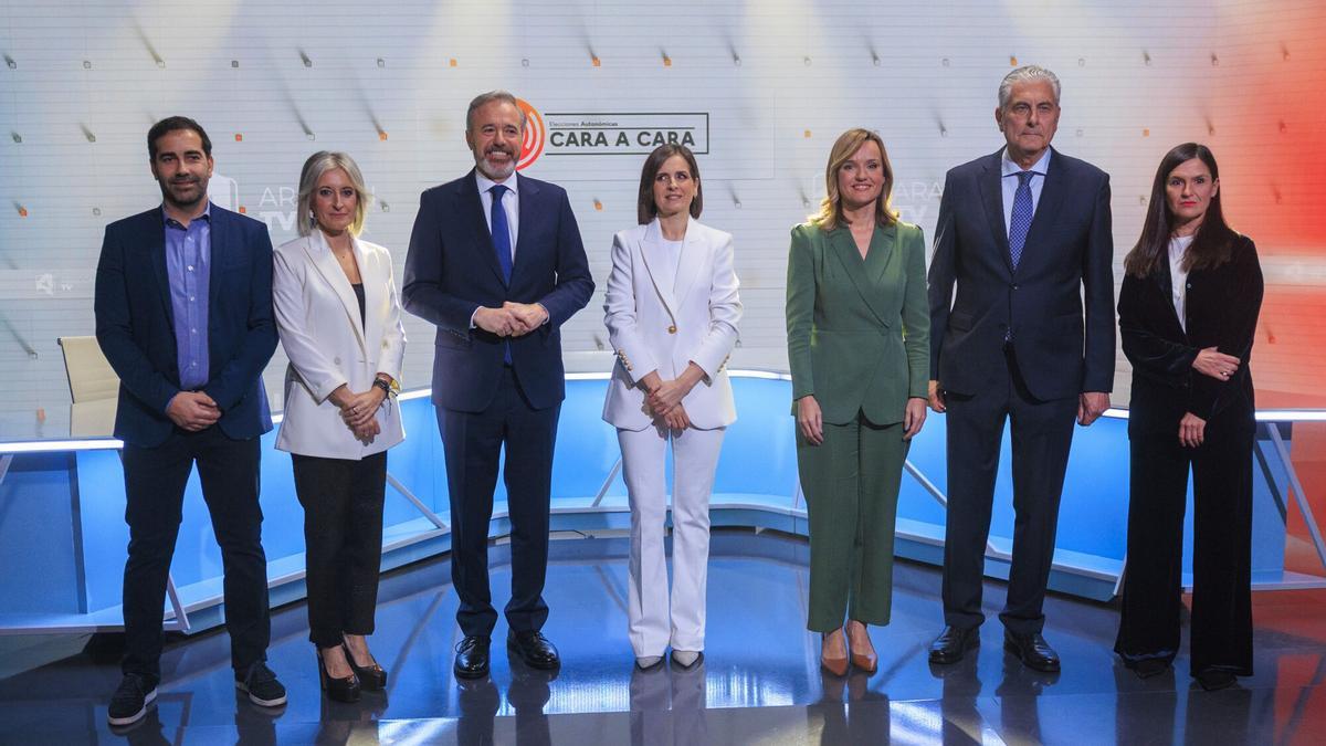 ELECCIONES EN ARAGÓN | Debate con los 8 candidatos a la Presidencia de Aragón