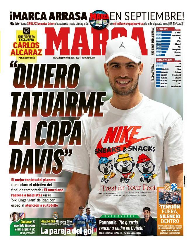 Estas son las portadas de la prensa deportiva de hoy