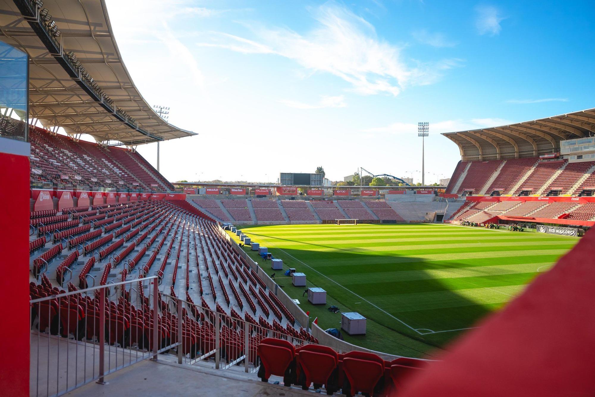 Las mejores fotos del estadio de Son Moix tras la reforma, el renovado campo del RCD Mallorca:
