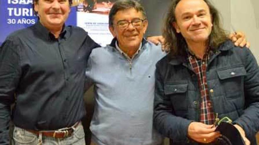 Isaac Turienzo, Roberto Sánchez Ramos y Béznar Arias, ayer, en la presentación del concierto.