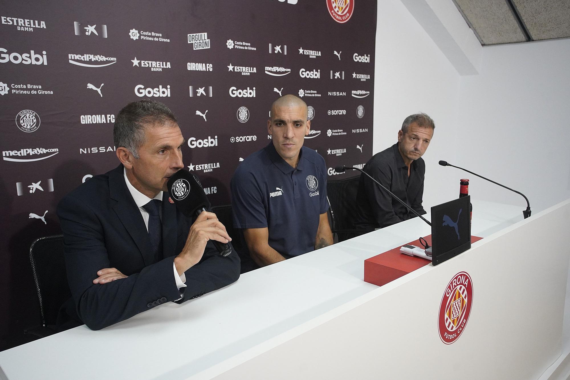 Presentació d'Oriol Romeu, nou jugador del Girona