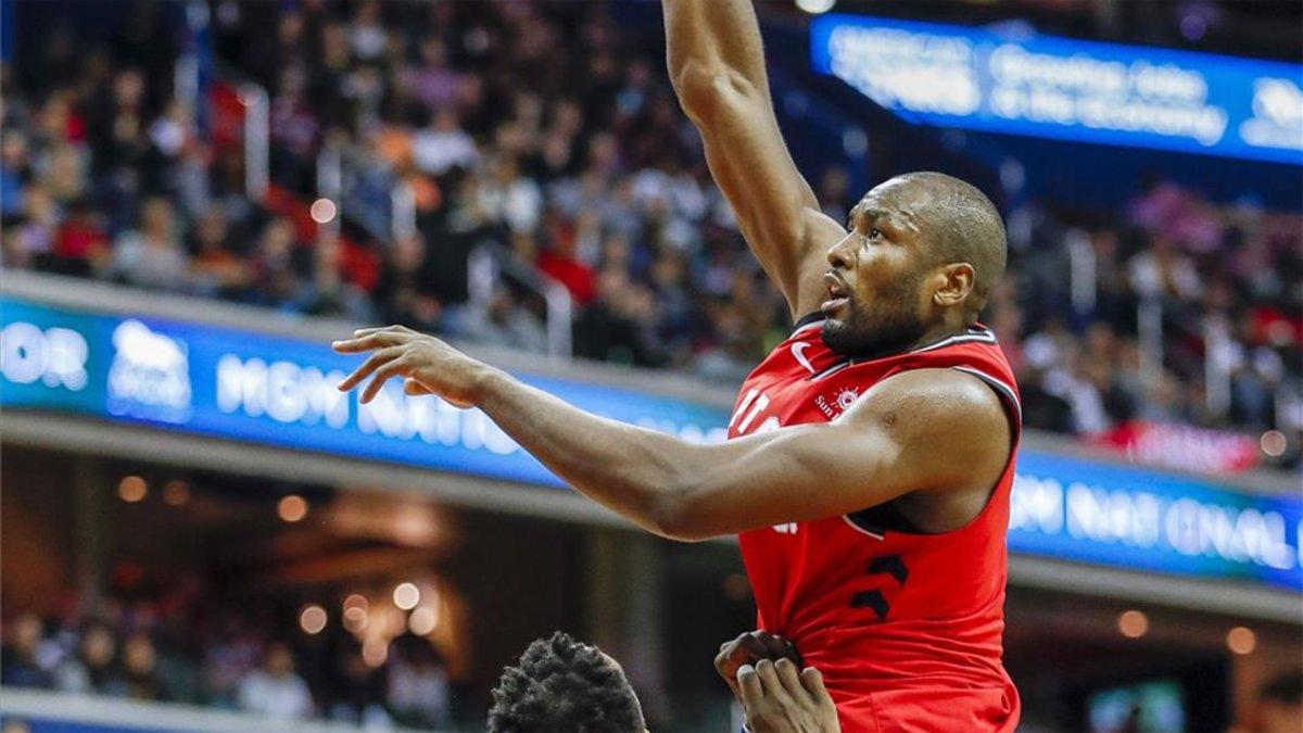 Ibaka, durante el partido