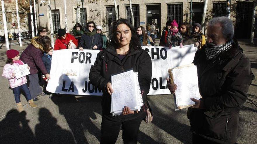 Más de 13.000 firmas a favor de jornada continua en los centros