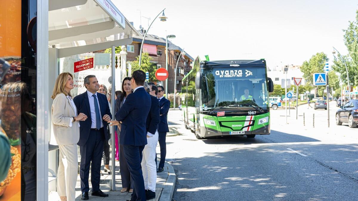 Pozuelo de Alarcón estrena flota de autobuses híbridos: más eficientes, modernos y seguros
