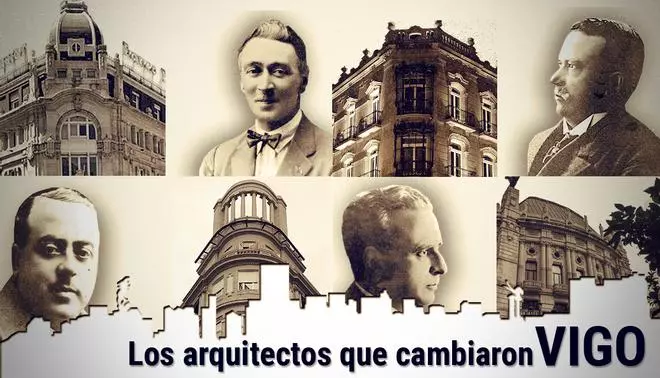 Los arquitectos que cambiaron Vigo: Manuel Gómez Román, Jenaro de la Fuente y Antonio Palacios