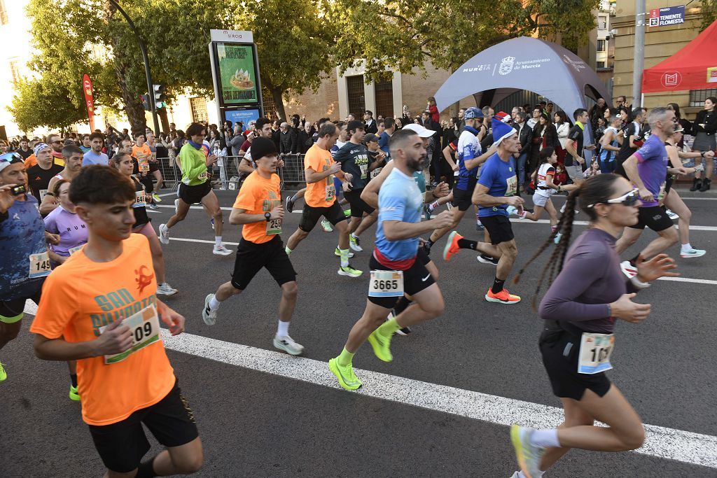 La San Silvestre 2025 en Murcia, en fotografías