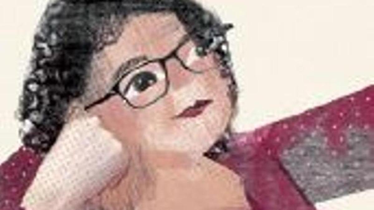 María Elena Simón a la il·lustració del calendari. | Laura Romero Pereira