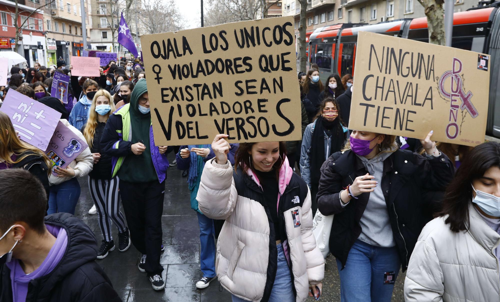 Manifestación estudiantil 8-M 2022