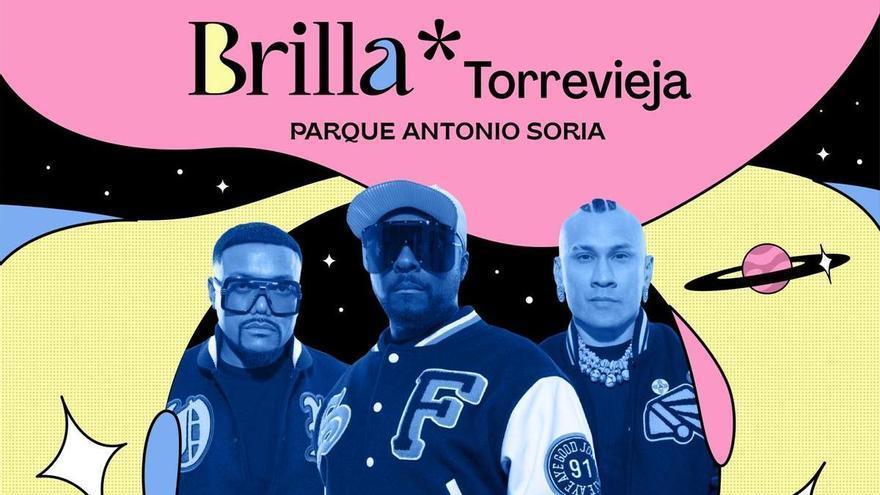 Black Eyed Peas, cabeza de cartel de la tercera edición del Festival Brilla Torrevieja