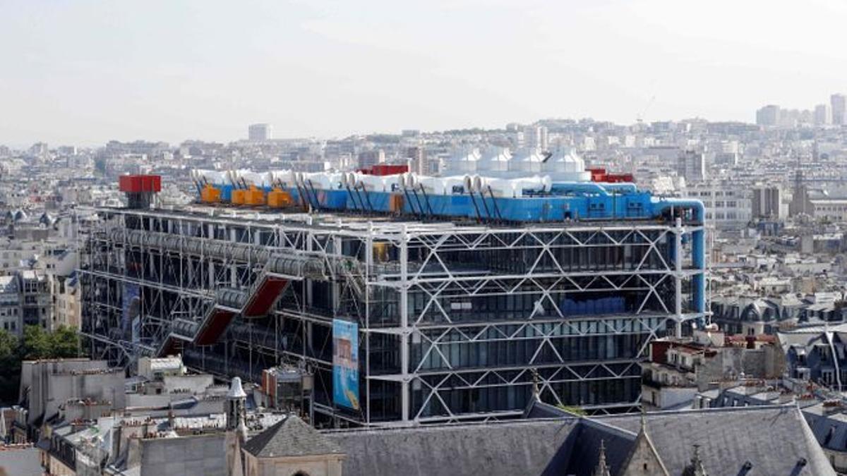 El edificio del Centre Pompidou París