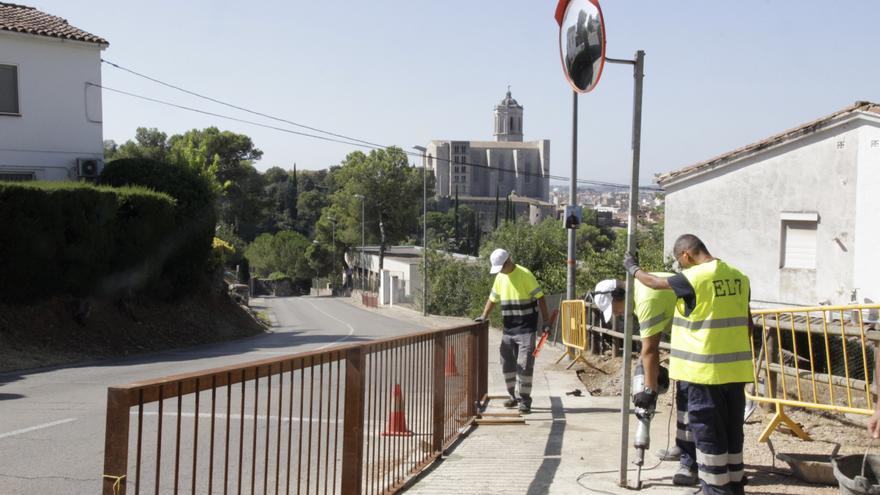 Girona millora l&#039;entorn escolar de Montjuïc per fer-lo més segur