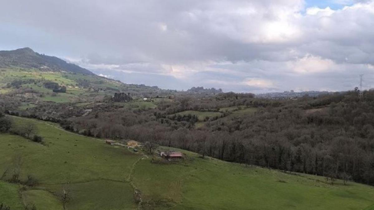 Vistas desde el mirador de El Cantón, por el que pasará la nueva senda.