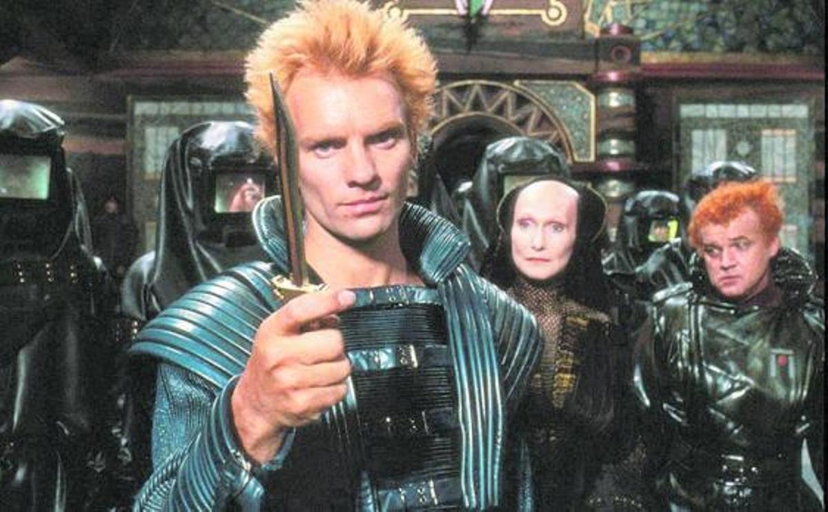 Sting en el papel de Feyd Rautha, en la película de David Lynch. |