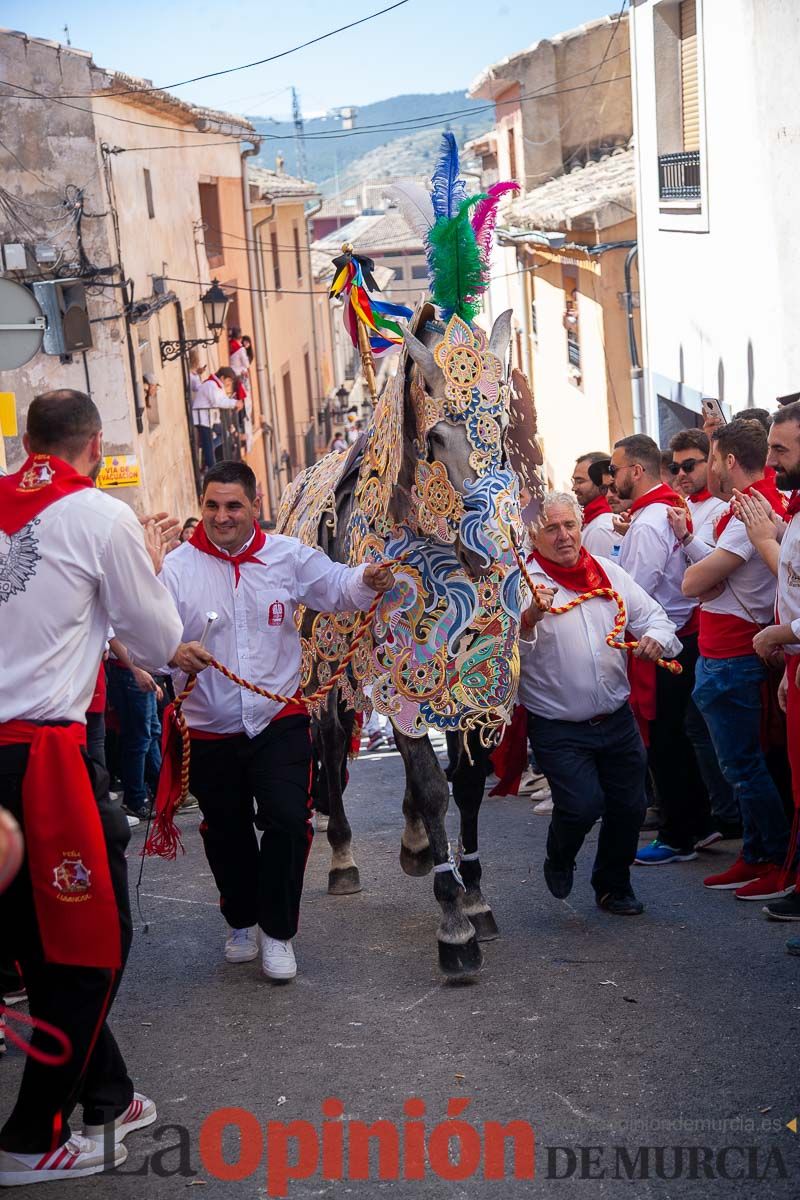 Recorrido Caballos del Vino día dos de mayo en Caravaca