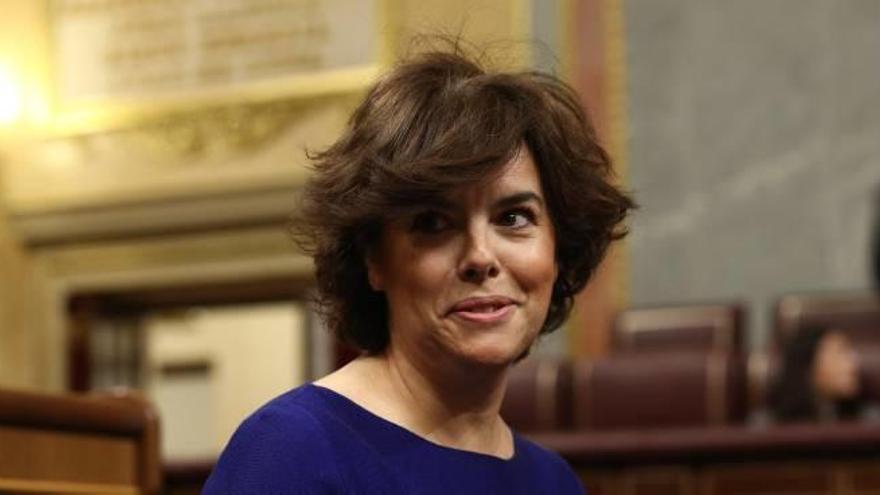 L&#039;exvicepresidenta del Govern espanyol, Soraya Sáenz de Santamaría