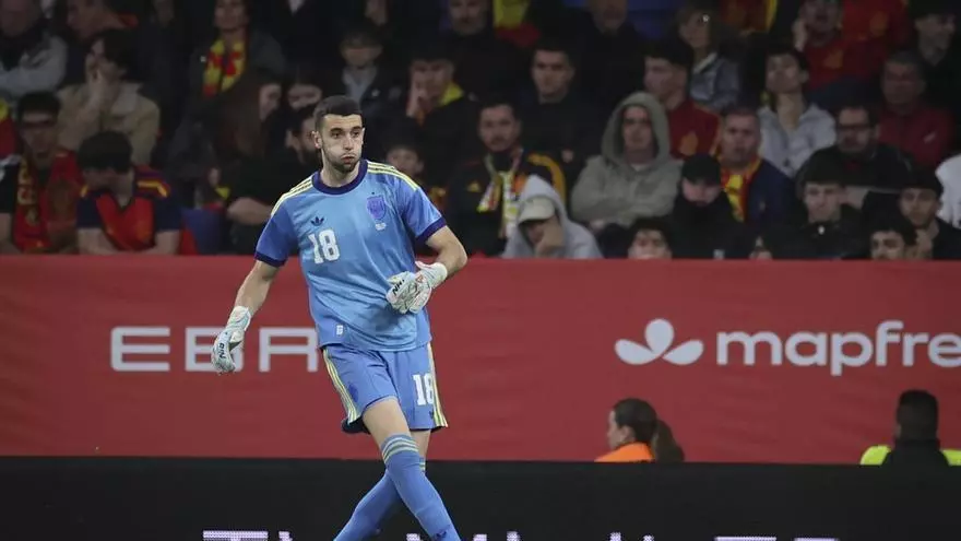 Joan Garcia: "Me hacía ilusión debutar en cualquier estadio"