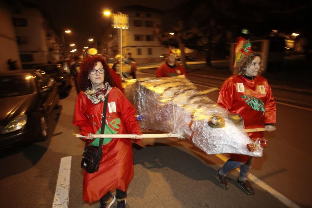 Inicio del Antroxu en Llaranes