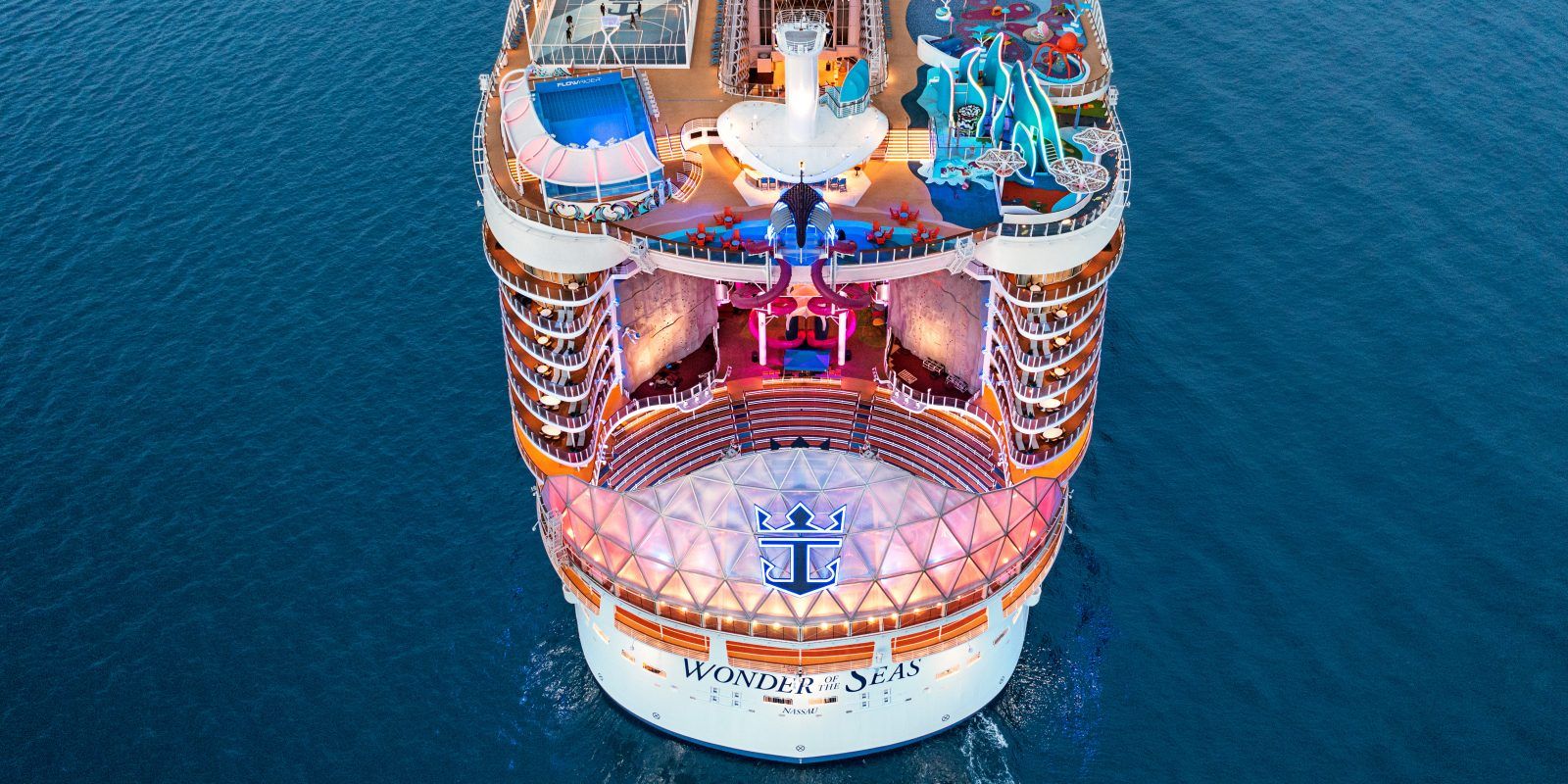 Así el el Wonder of the Seas, el crucero más grande del mundo, que visitará Palma el 9 de mayo