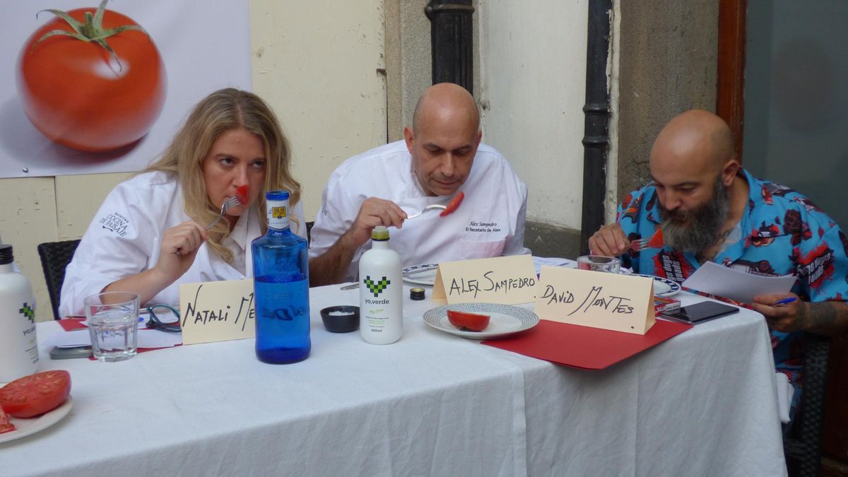 Así fue la elección del mejor tomate de Cangas del Narcea