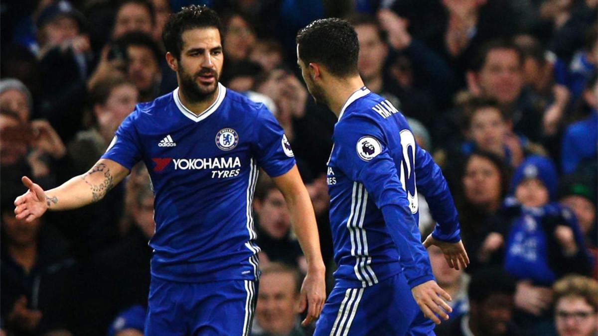 Cesc Fàbregas, centenario en asistencias