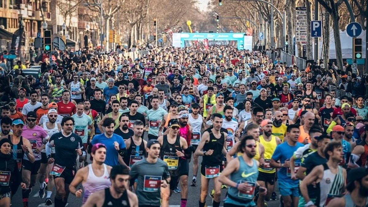 Imagen de la Mitja Marató de Barcelona