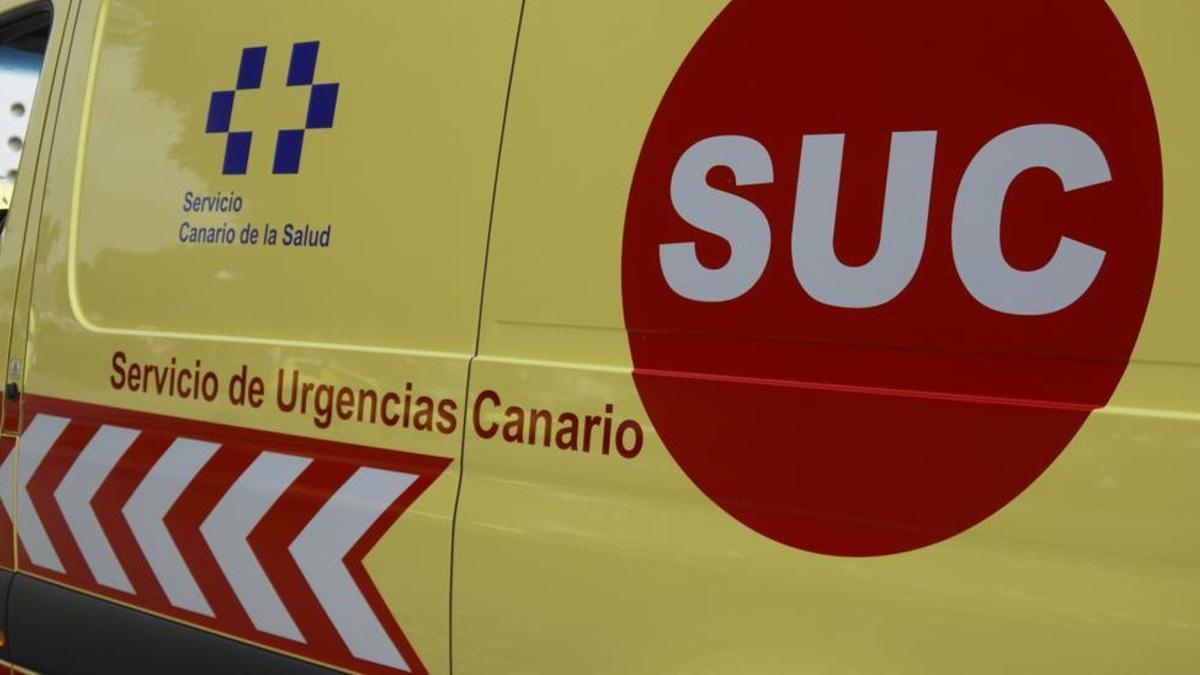 Una ambulancia del SUC.