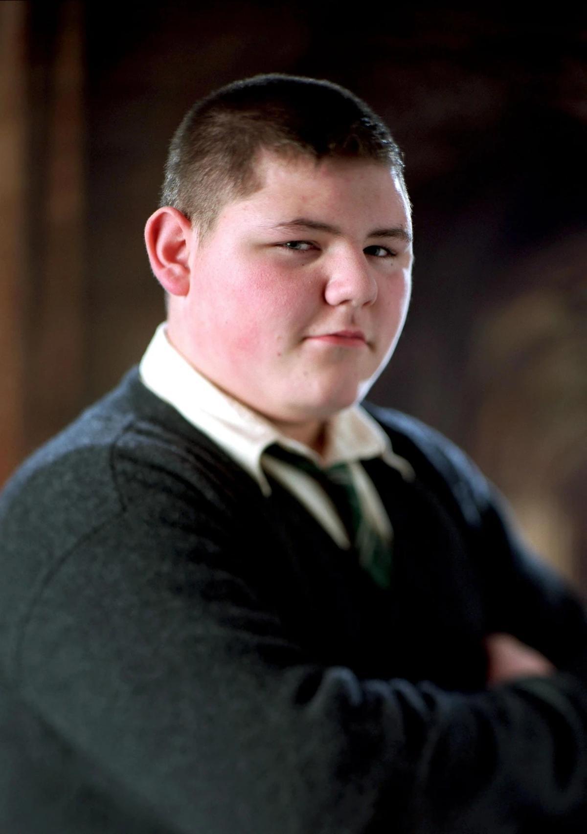 Jamie Waylett en su papel de Vincent Crabbe.