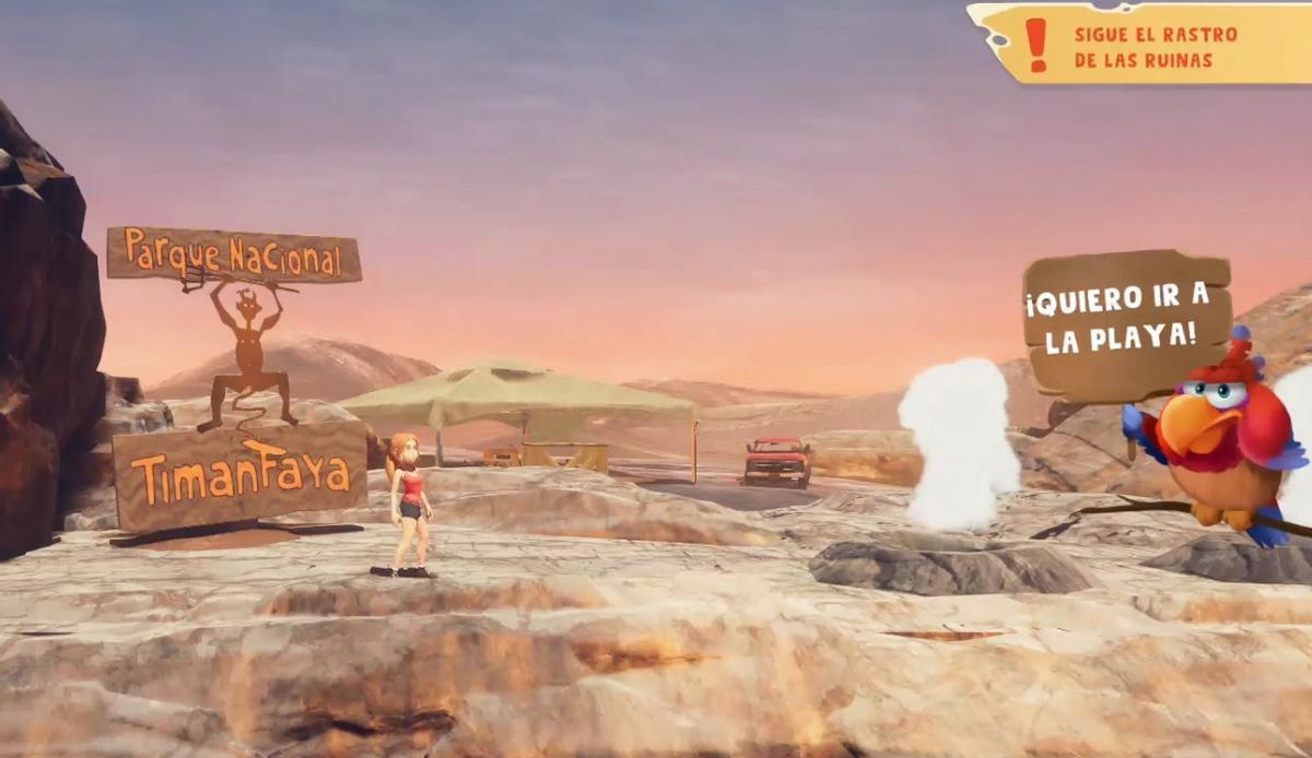Imagen del videojuego de Tadeo Jones.
