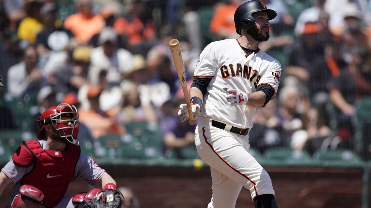 Brandon Belt de los San Francisco Giants.