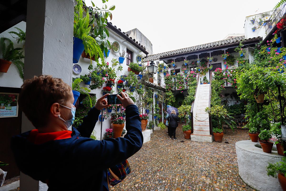 Los restos de la calima en los patios