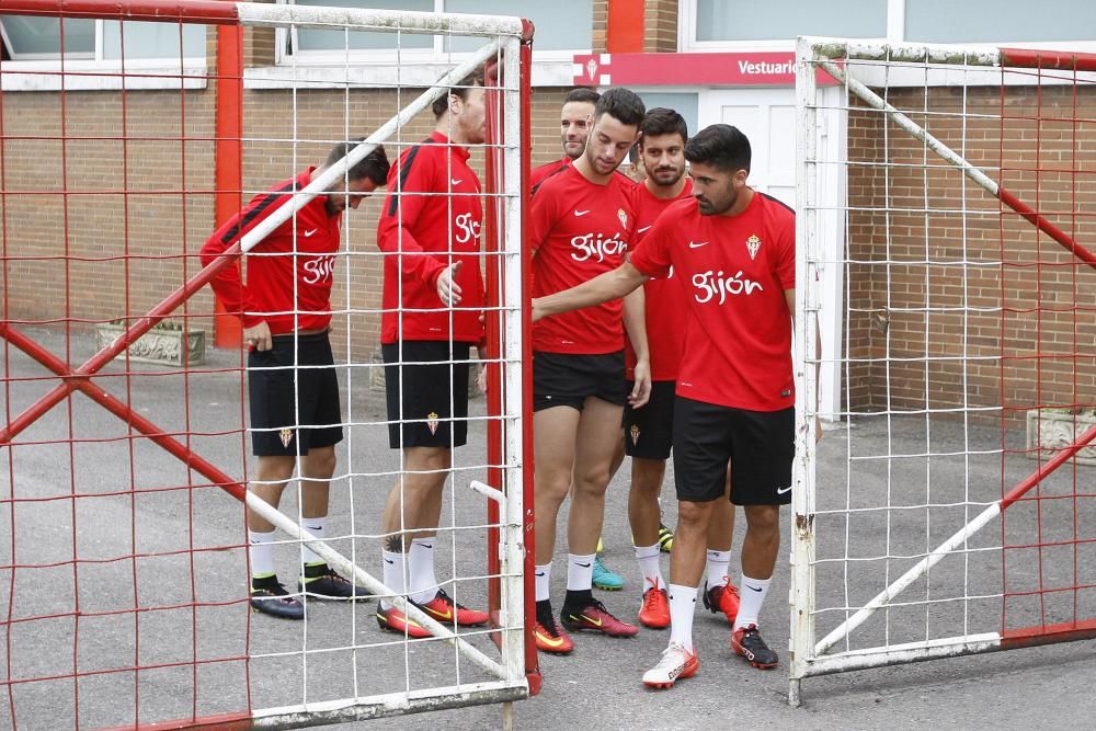 Entrenamiento del Sporting