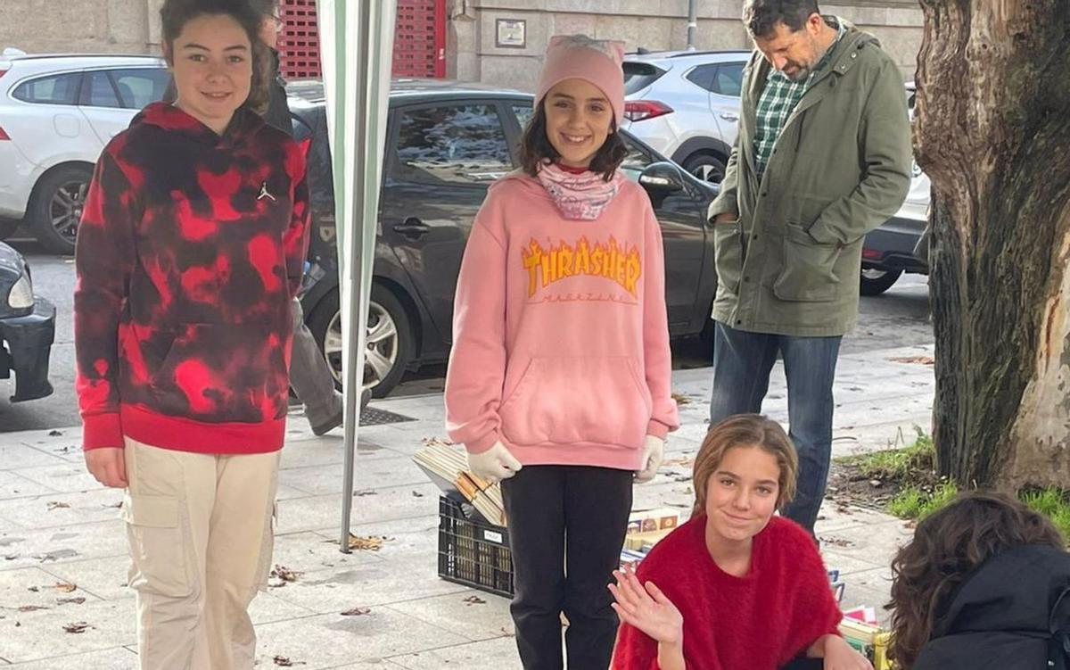 Alumnas del CEIP A Rúa. | // ALMUDENA BUENDÍA
