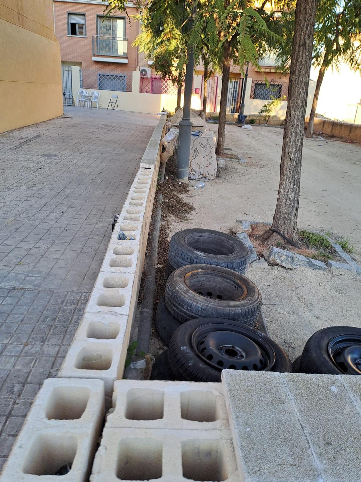 Una de las calles del barrio de la Magdalena en Massamagrell.