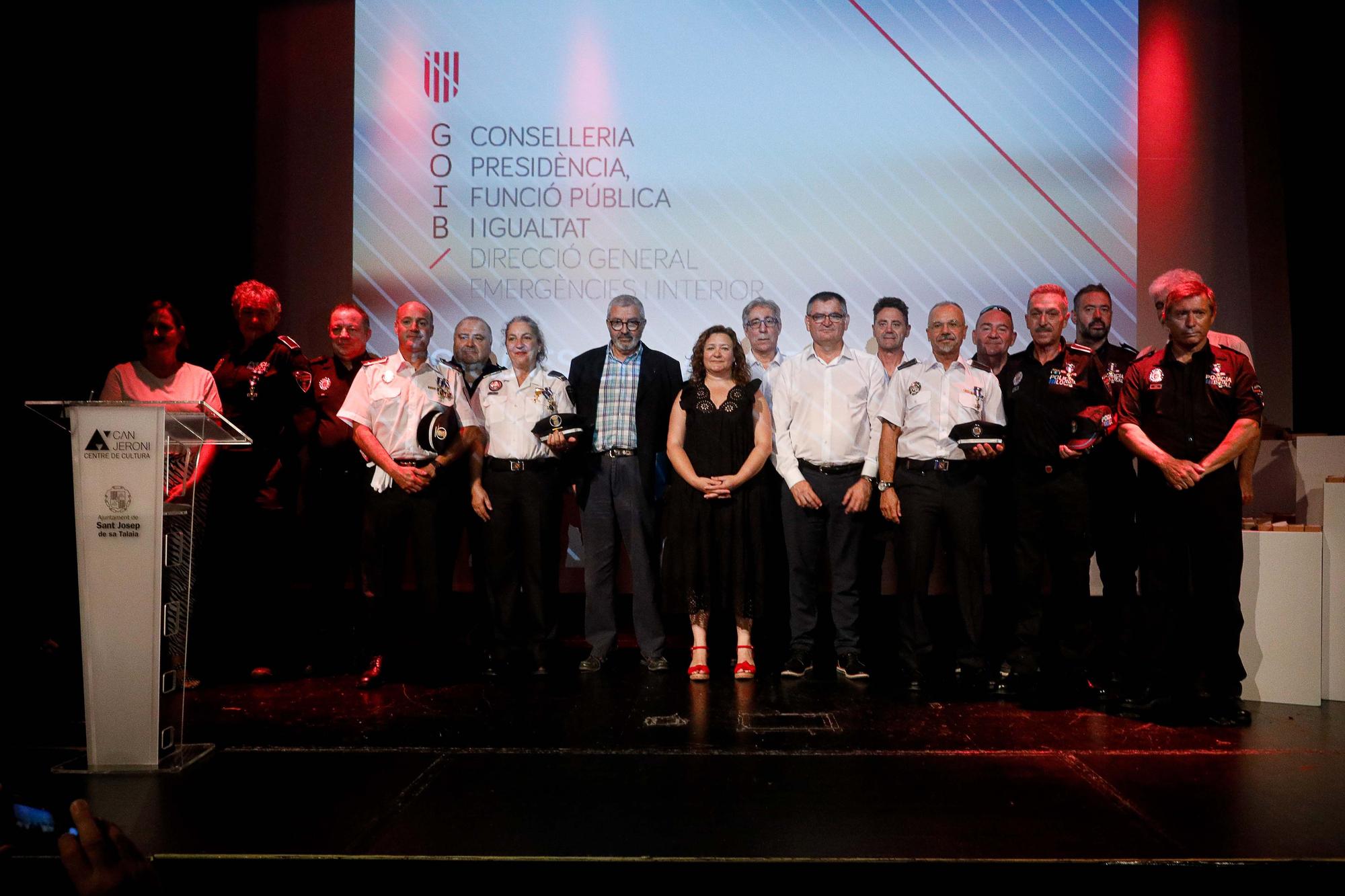 Medallas a 30 años de servicio en las policías locales de Ibiza