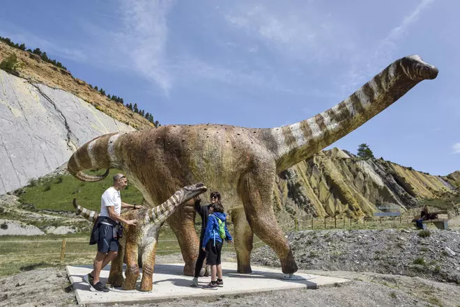 Les imatges del Centre d'Interpretació de Dinosaures de Fumanya