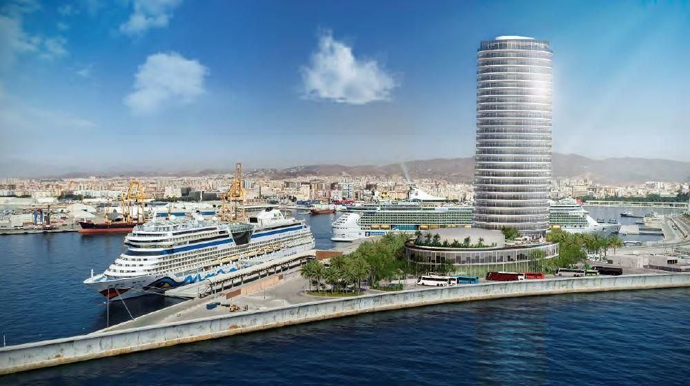 Nuevo proyecto del Hotel-Convenciones 'Torre del Puerto'.
