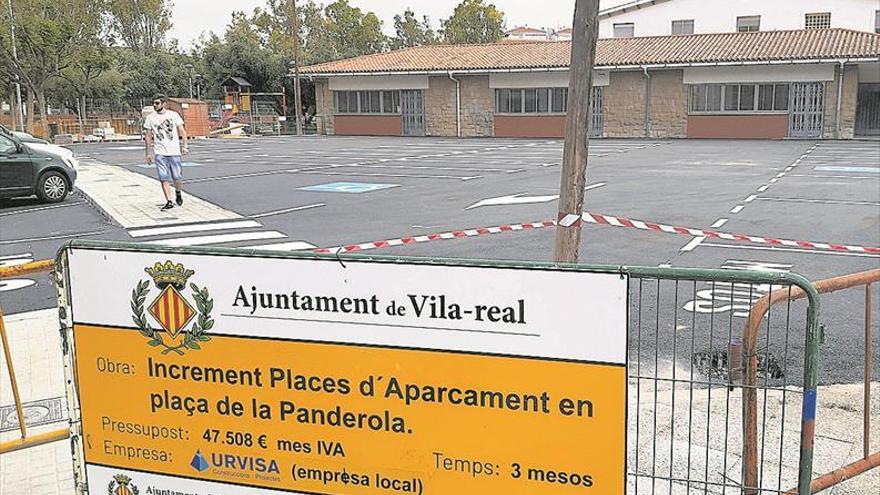 La reforma del jardín de la Panderola suma 73 plazas de párking en la zona