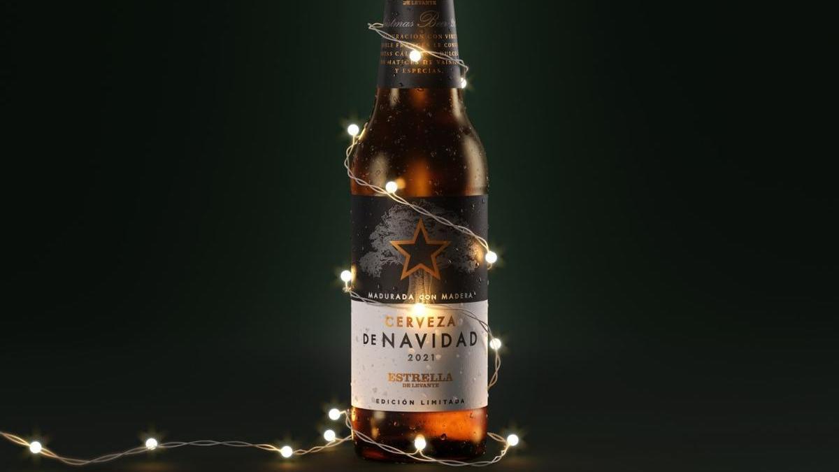 La cerveza navideña de Estrella Levante.