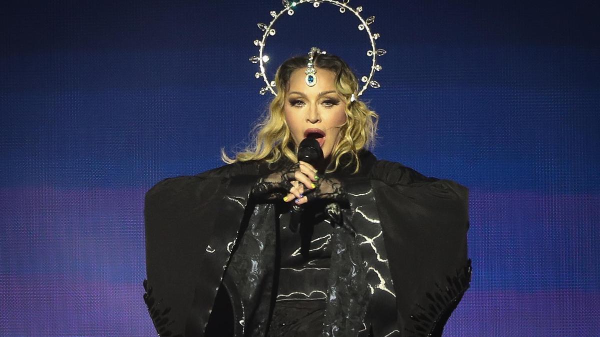 La cantante Madonna, en un concerto en Río de Janeiro (Brasil).