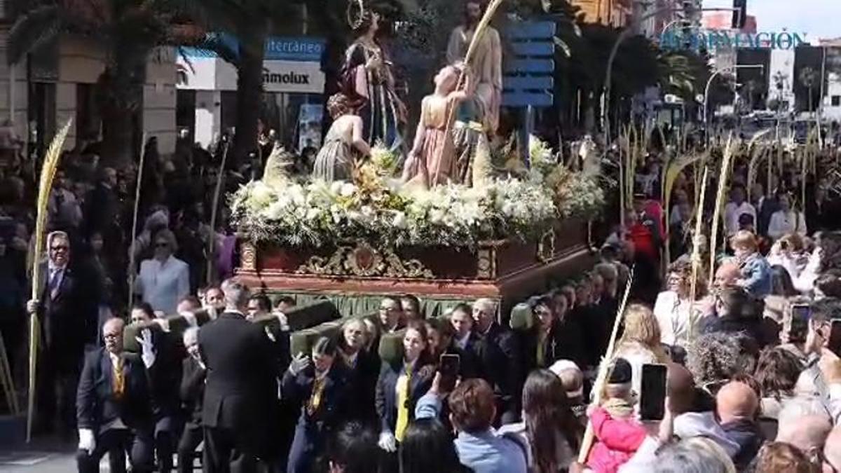Así ha sido la procesión de "La Burrita" en Alicante